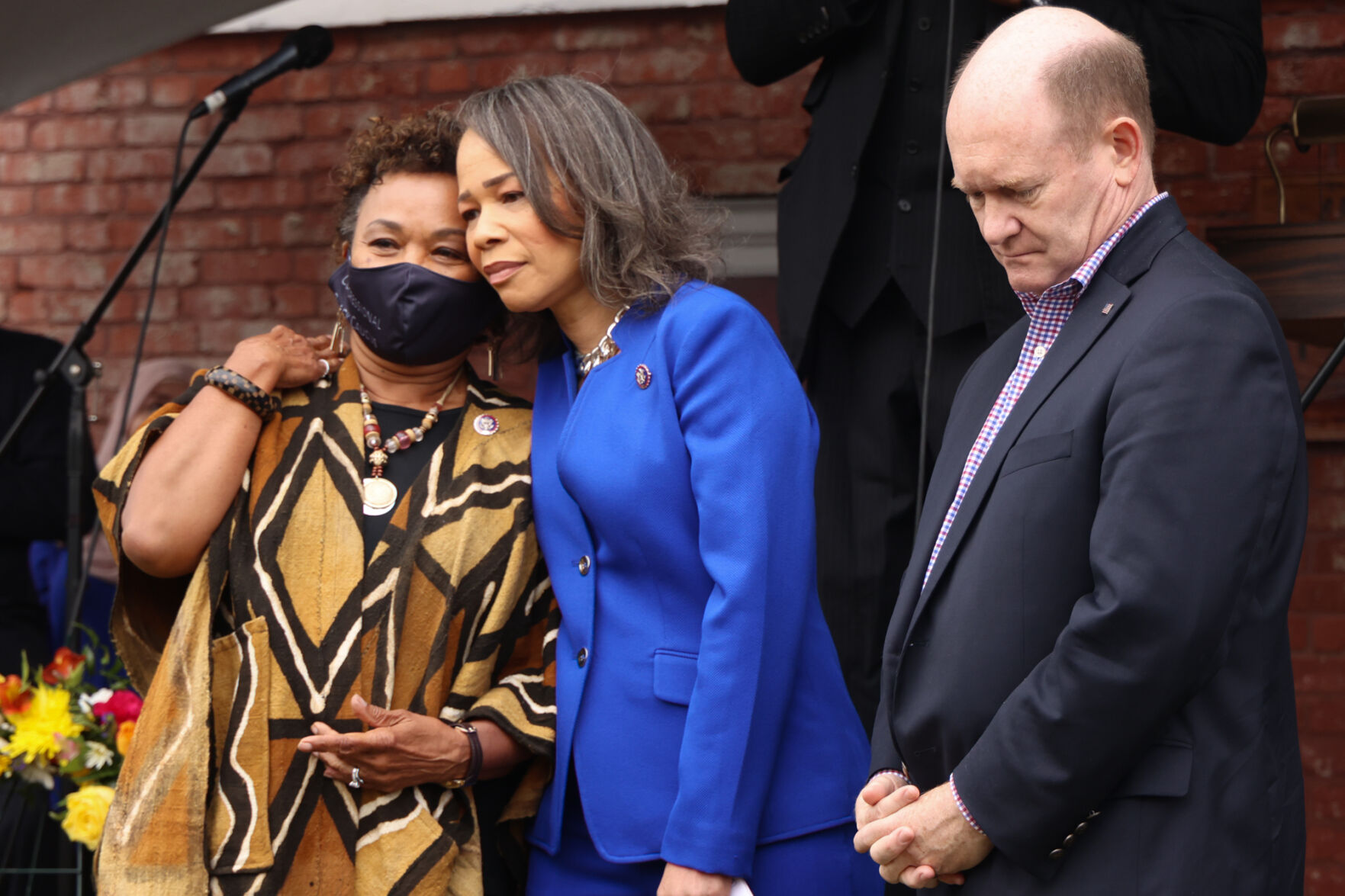 Rep. Barbara Lee, Rep. Lisa Blunt Rochester and Sen. Chris Coons